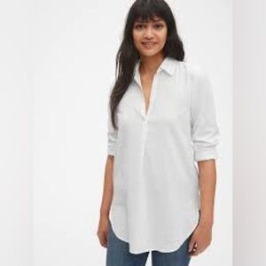 Boyfriend Popover Linen Tunic